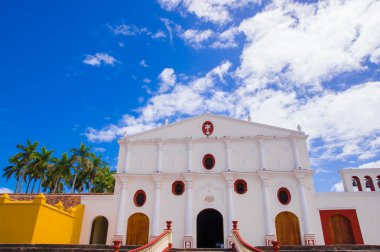 Granada, Nikaragua, Mayıs, 14, 2018: 1529 Henry Morgan ve William Walker tarafından yok, kilise Iglesia San Francisco, Orta Amerika'daki en eski Kilisesi inşa. 1868 yılında yeniden inşa edildi