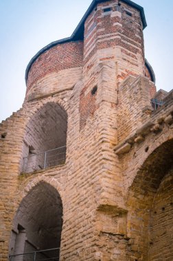 Brüksel, Belçika, Mayıs, 31, 2018: Beersel kalesidir Belçika şehir, Beersel, Brüksel hemen güneyinde yer alan bir eski 12. yüzyılda kale