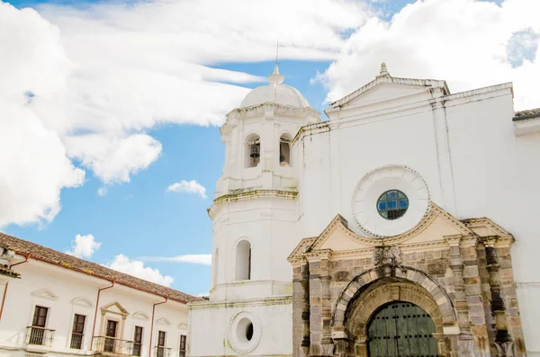 Popayan Colombia April 2018 Outdoor Weergave Van Santo Domingo Kerk — Stockfoto