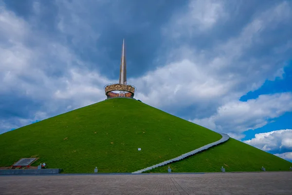 Minsk Weißrussland Mai 2018 Denkmal Des Ruhmeshügels Des Zweiten Weltkriegs — Stockfoto