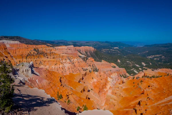 Vue de dessus du parc national du Grand Canyon, bordure nord au coucher du soleil. Arizona — Photo