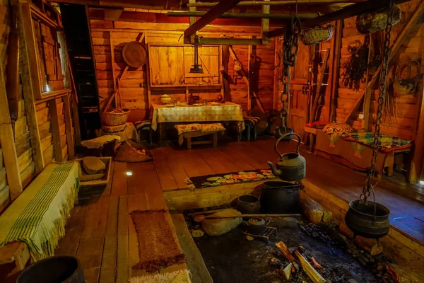 Eski yemek oda indise 1920'lerde, Chonchi, aileler tarafından bağışlanan nesneden dolu Chonchi müze kapalı görünümünü 1996 yılında açılan