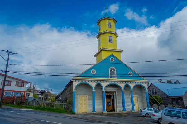 Hiloe 2018 Chonchi 칠레에서 Chiloe 섬에서에서 유명한 Nuestra 로사리오에 — 스톡 사진