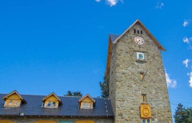 Civic Centre, Centro Civico ve Bariloche City San Carlos de Bariloche, Arjantin şehir merkezinde ki ana meydan