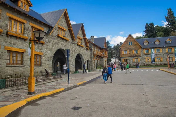 Centro Cívico, Centro Civico e praça principal no centro da cidade de Bariloche San Carlos de Bariloche, Argentina — Fotografia de Stock