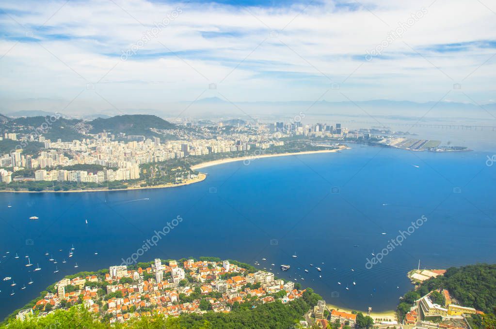 Rio De Janeiro, Brazil in the summer sun light