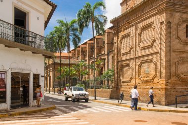 Santa Cruz, Bolivya - 23 Aralık 2018: Old Town view, Santa Cruz de la Sierra, Bolivya.