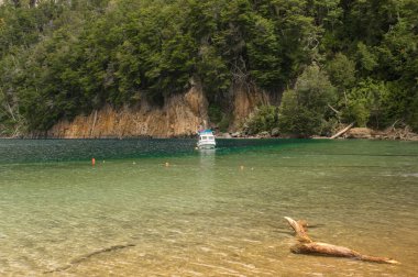 Lake Nahuel Huapi ve Villa La Angostura şehir, Arjantin