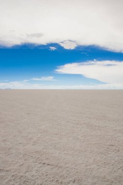 Salar de Uyuni, dünyanın en büyük tuz düzlüğü, Altiplano, Bolivya, Güney Amerika.