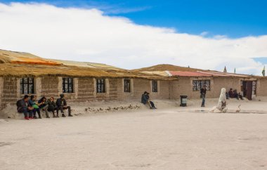 Salar de Uyuni, Bolivya Eski Evleri Salar de Uyuni