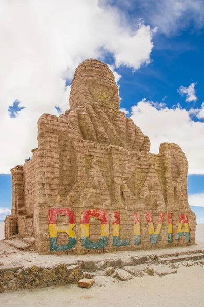 Salar de Uyuni, Bolivia Old Houses in the Salar de Uyuni — Stock Photo, Image