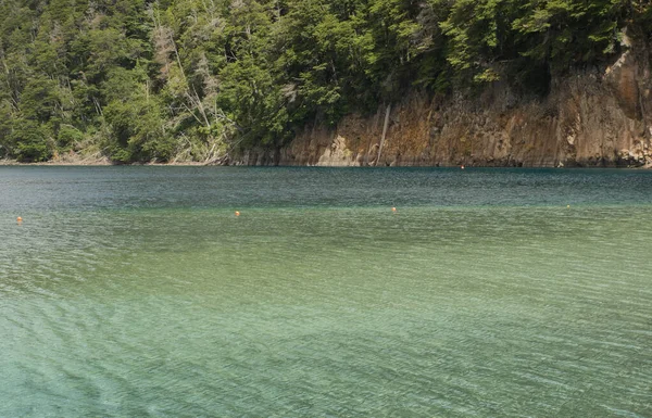 Lake Nahuel Huapi and Villa La Angostura town, Argentina — Stock Photo, Image