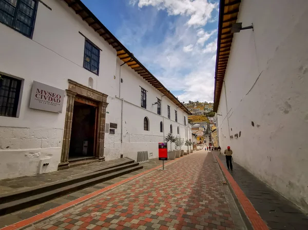 Quito, Ecuador, 29 settembre 2019: CIty Museom del centro storico di Quito, Ecuador. Proclamato dall'Unesco — Foto Stock