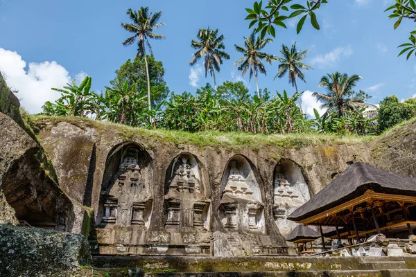 Gunung Kawi Antico Tempio Complesso Funerario Tampaksiring Bali Indonesia — Foto Stock