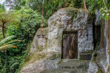 Gunung Kawi, antik tapınak ve Tampaksiring, Bali, Endonezya mezar kompleksi