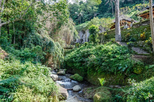 Gunung Kawi Antico Tempio Complesso Funerario Tampaksiring Bali Indonesia — Foto Stock