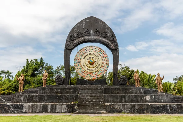 Gong Mondiale Della Pace Desa Budayal Kertalangu Bali Indonesia — Foto Stock