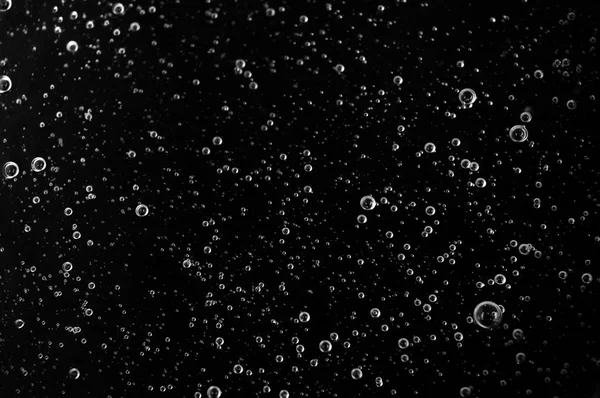 Waterdrops Bubbles Dark Background — Stock Photo, Image
