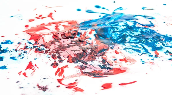 Colorful Paint Splatter White Background — Stock Photo, Image