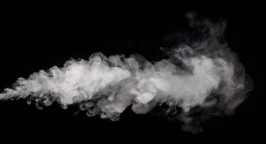 Abstract smoke on a dark background . clipart