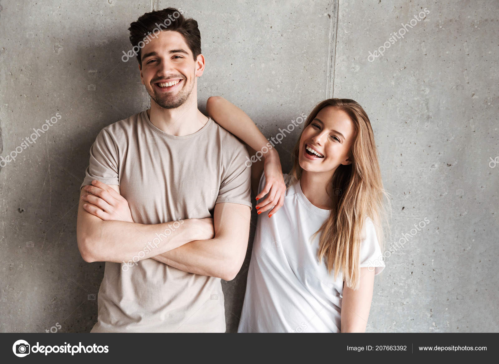depositphotos 207663392 stock photo portrait adorable caucasian couple man