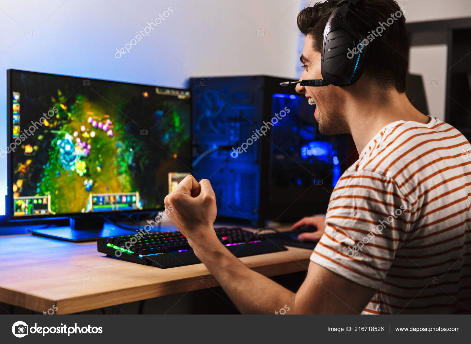 Person Playing Computer Game · Free Stock Photo