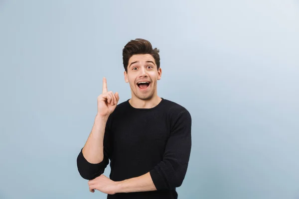 Retrato de um jovem bonito alegre — Fotografia de Stock