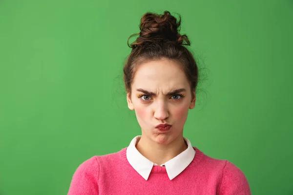 Portrait d'une jeune femme bouleversée — Photo