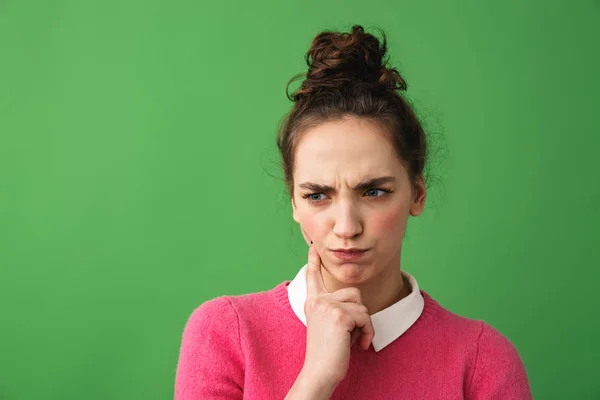 Portrait of an upset young woman — Stock Photo, Image