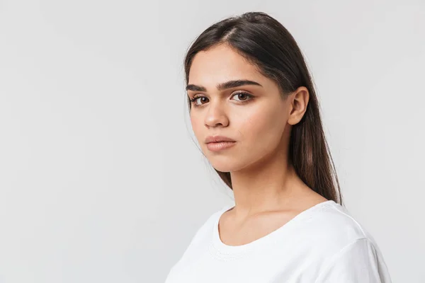 Close up portrait of a pretty young woman — Stock Photo, Image