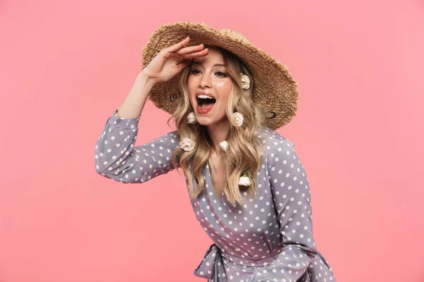 Portrait of a beautiful young blonde woman — Stock Photo, Image