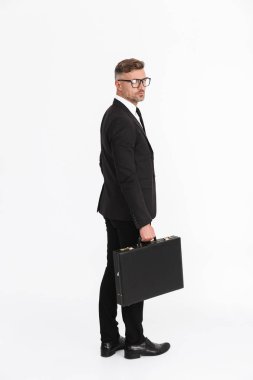 Yakışıklı kendine güvenen bir işadamının portresi