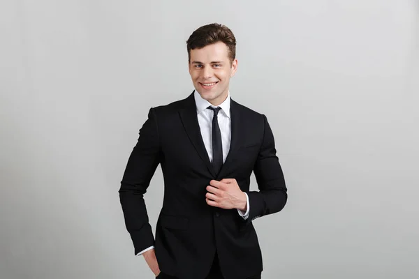 Portrait of a handsome confident businessman — Stock Photo, Image