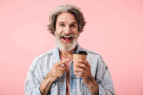 Ritratto di un uomo di mezza età vestito casual — Foto Stock