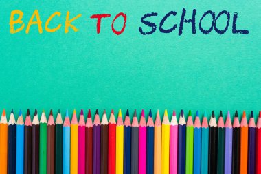 kalem renkli arka plan, metin için kopya alanı şablonu çerçeve