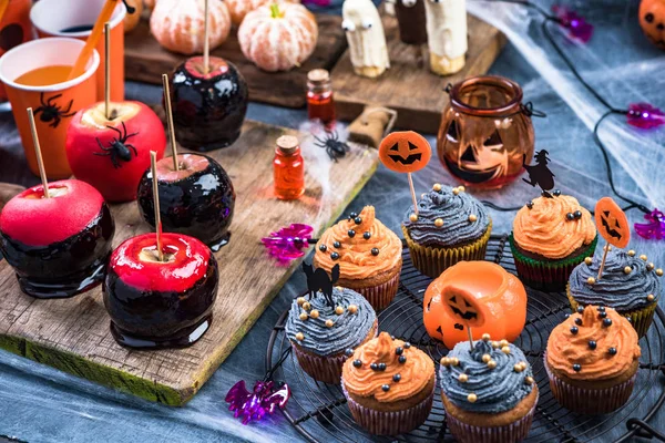 Dzieci Halloween Party Food — Zdjęcie stockowe