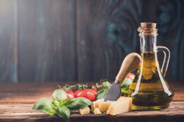 İtalyan basit gıda, spagetti makarna.