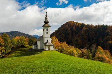 SV. Marko Şapel alt Danje, Slovenya.