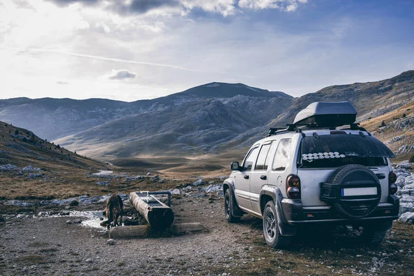 Road Adventure Rural Steppe Bosnia — Stock Photo, Image