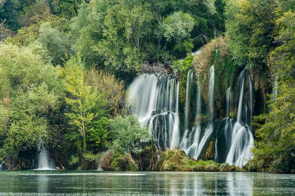 Roski Wasserfall Krka Nationalpark Kroatien — Stockfoto