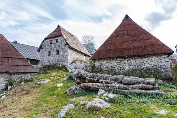 Lukomir 보스니아 헤르체고비나에서 마에에서 하우스 — 스톡 사진