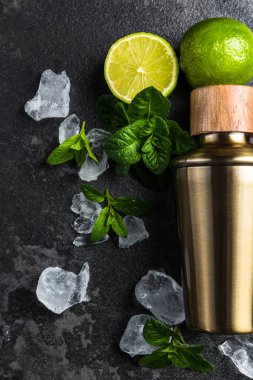 Serinletici Mojito kokteyli için Igredients