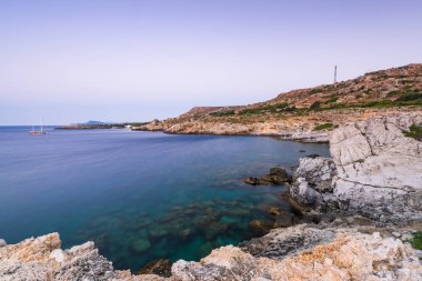 Blue Lagoon ve Clifs Rodos Kalithea Plajı'nda, Yunanistan