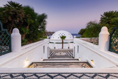 Akşam Rodos Kalithea Therme Springs Girişi, Yunanistan