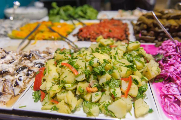 Ensaladas Frías Cerca — Foto de Stock