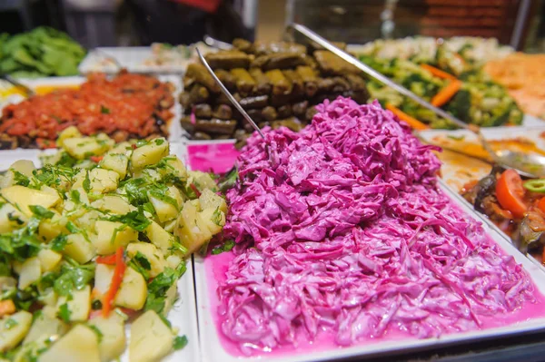 Lunch Formie Bufetu Bliska — Zdjęcie stockowe