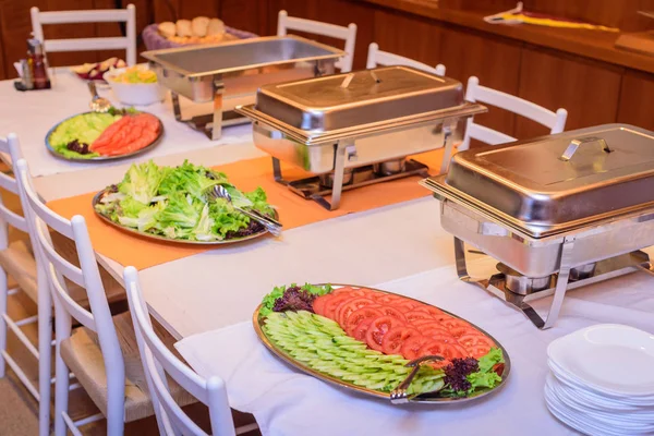 Catering Salads Table — Stock Photo, Image