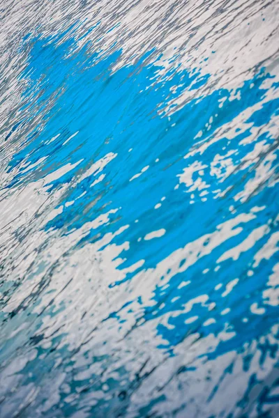 Abstrakte Blaue Reflexion Der Wasseroberfläche — Stockfoto