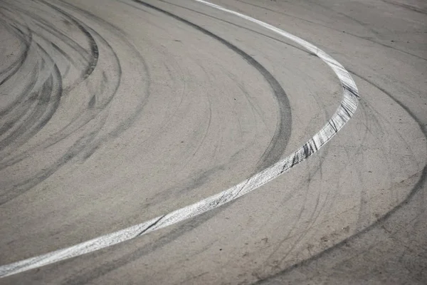 車のレースのレース トラック道路 ロイヤリティフリーのストック写真