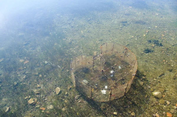 Piège Pêche Dans Mer — Photo